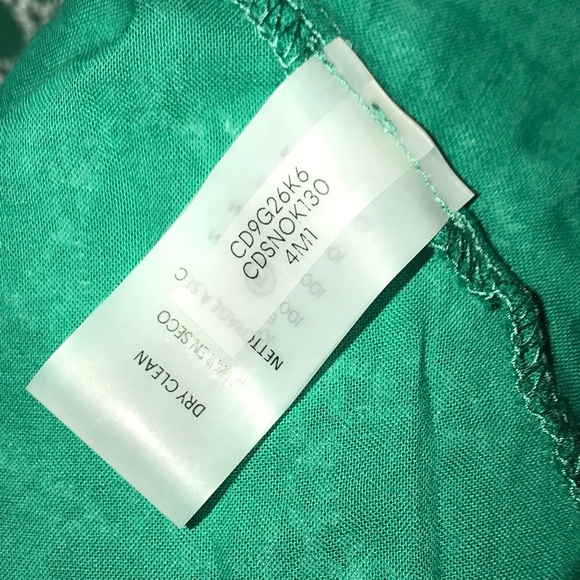 Women’s 14 CALVIN KLEIN Aria Cotton Eyelet St Patrick’s Swing Dance Dress NWT - Picture 16 of 16